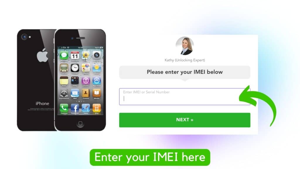 Enter your IMEI