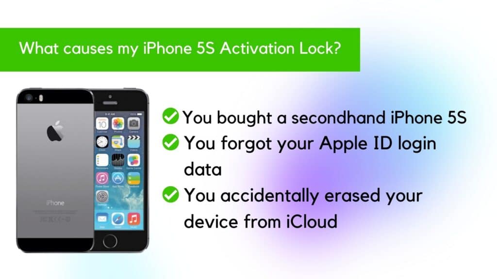 Reasons why my iPhone 5S has activation lock