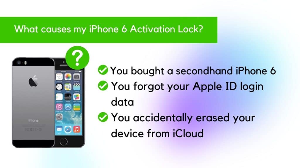 Reasons why my iPhone 6 has activation lock