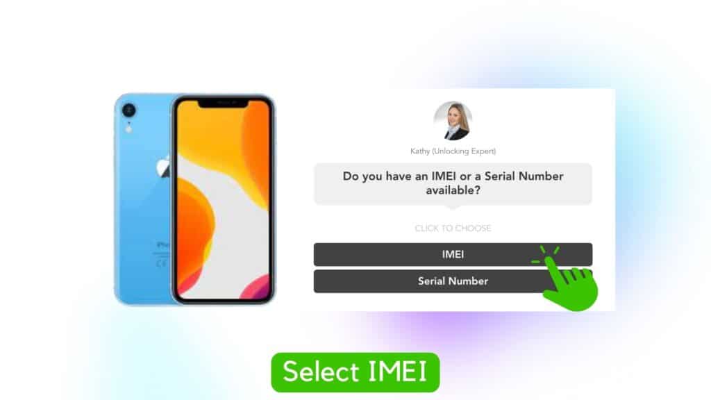 iphone xr select imei